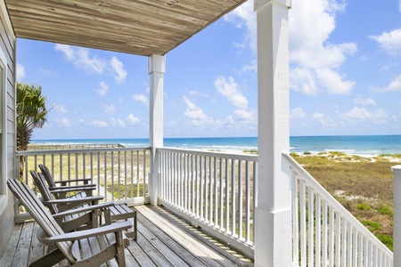Breathtaking views from the balcony