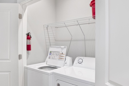 Full size washer and dryer