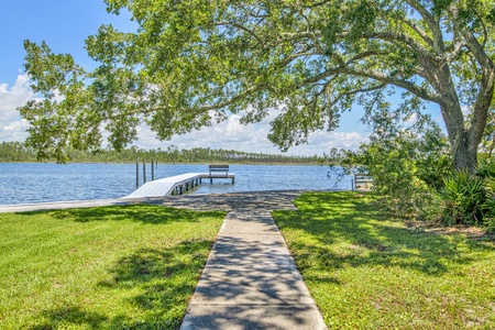 Private pier on Wolf Bay