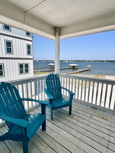 Relaxing views from the 2nd floor balcony