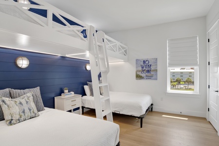 Guest bedroom 5 has a TV and private bathroom
