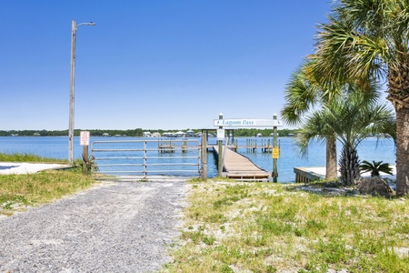 Private community boat launch