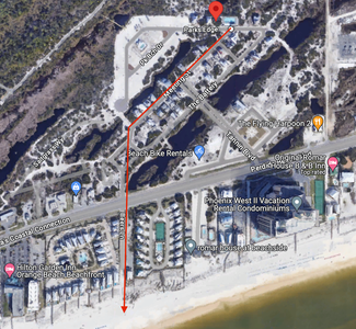 Deeded beach access is a 3 min drive or 10 min walk