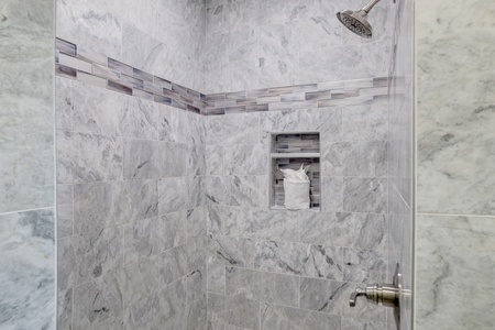 Master Bathroom 2 - features a walk-in tile shower