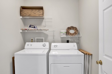 Full size washer and dryer