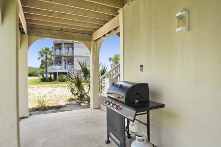 Propane grill available for guests