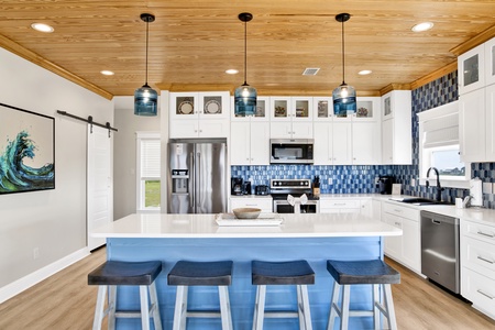 This two story home can accommodate 14 guests