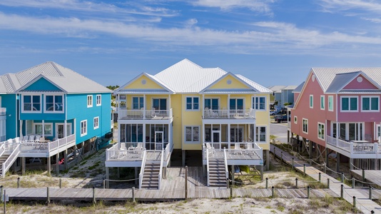 Duplex home with 2 balconies