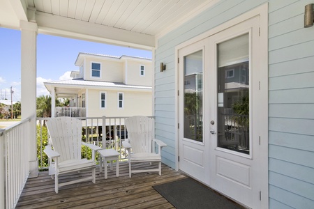 Private balcony access