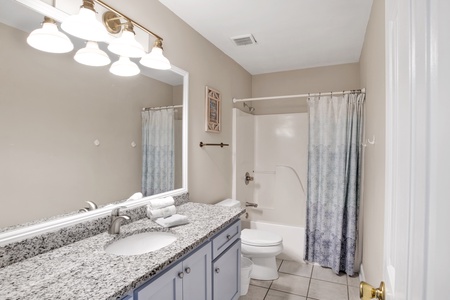 2nd floor shared hall bathroom with a tub/shower combo