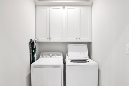 Full size washer and dryer