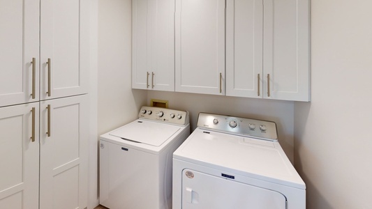 Full size washer and dryer