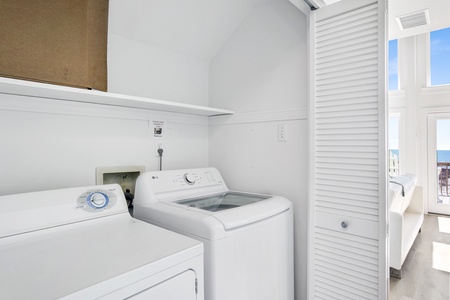 Full size washer and dryer