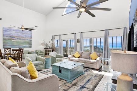 Incredible Gulf views from the living area