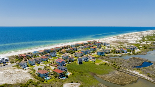 The Laguna Key Subdivision is located at the end of West Beach in Gulf Shores