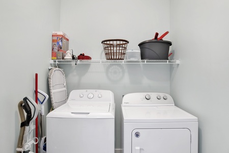 Full size washer and dryer