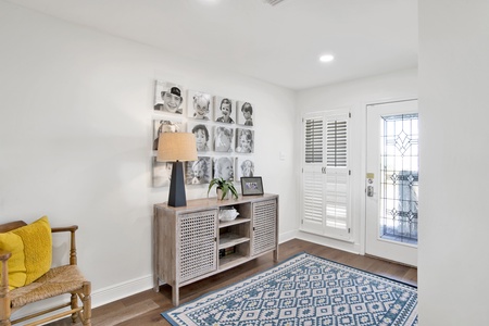 Entrance area into the home