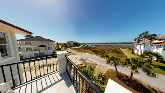 View of Little Lagoon from the deck
