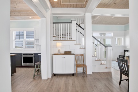 Beautiful flooring and updates throughout the multi-level home
