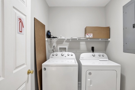 East-full-size washer/dryer