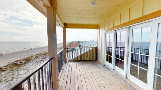 3rd floor balcony off of Bedroom 6