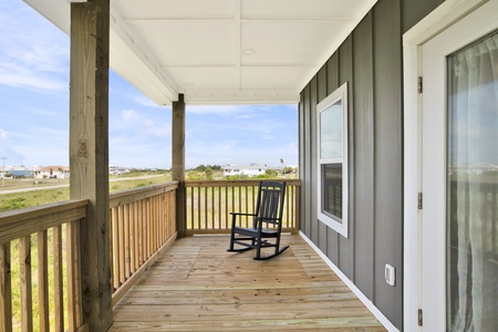 Shared balcony access for both Master Bedrooms, Gulf facing