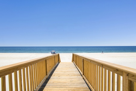 New beach private walkover
