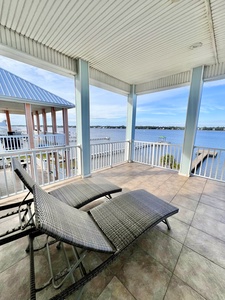 Bama Boat House North Balcony accessible from master and living room