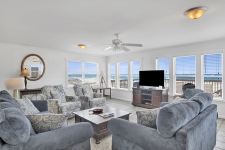 Stunning Gulf views from the living area