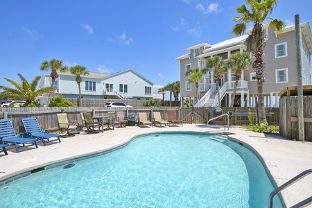 Featuring a pool, shared with the East side