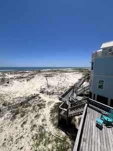 Access the community boardwalk right off the balcony