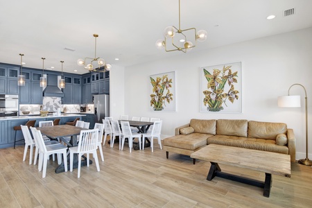 Open living on the 1st floor