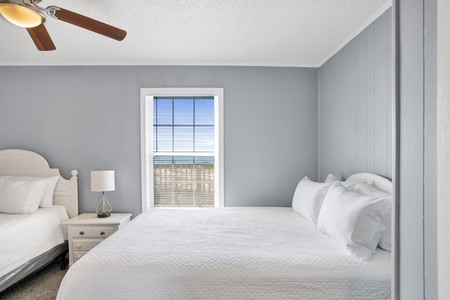Guest bedroom 2 has two Queen size beds and TV