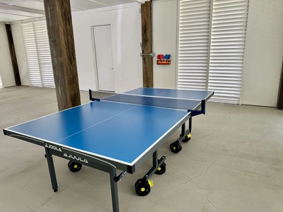 Extend the fun to the carport where there is a Ping Pong table