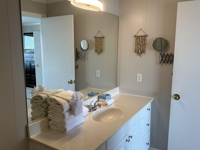 Master bath with walk-in shower