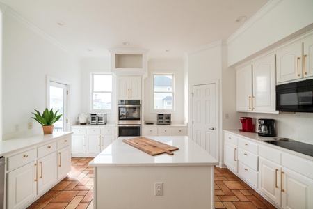 Island for extra meal prep space