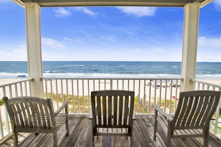 Private balcony with stunning views