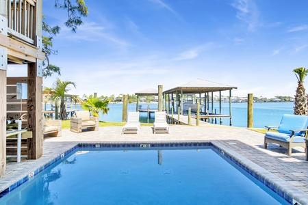 Make a splash in this *NEW* exquisite pool