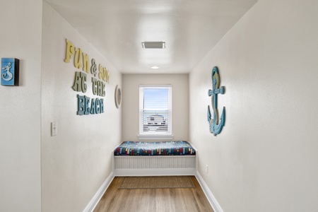 Bedroom 4 has a reading nook