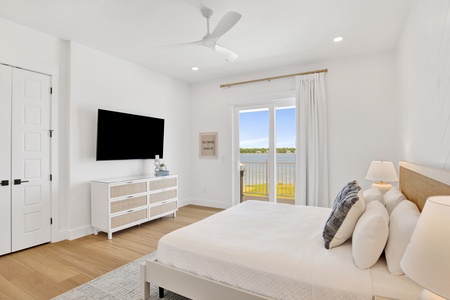 Bedroom 7 offers a TV and private balcony