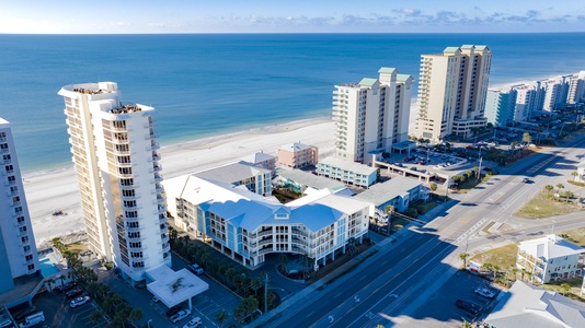 Located in the popular West Beach area of Gulf Shores