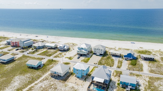 Away from the crowds on the Ft Morgan peninsula