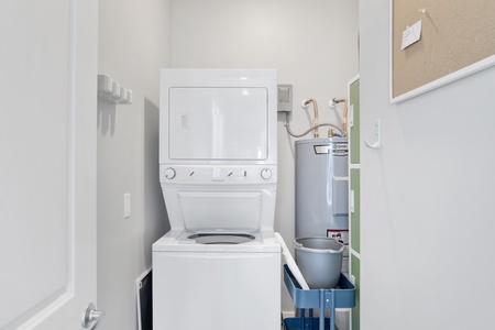 Stackable washer and dryer