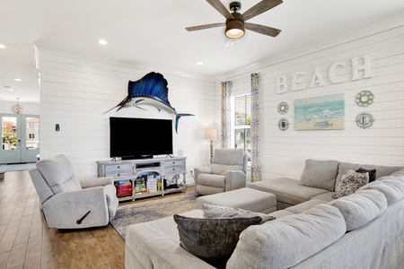 Living the Dream is a 5 bedroom, 4.5 bath home
