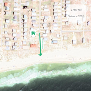 A Walk on Sand Beach Access
