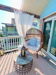 Hello Sunshine: Enjoy the views from the master bedroom balcony