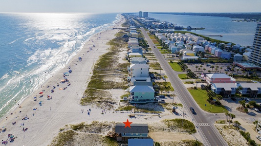 Views of West Beach Blvd looking West