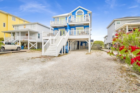 Bonnie Dunes East is 1 side of a duplex-there is covered parking on each side