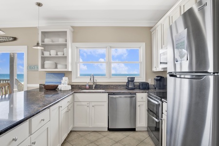 Fully equipped kitchen