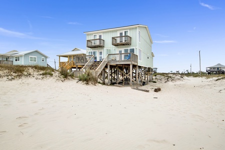 Point Clear A is a beachfront duplex in Ft Morgan